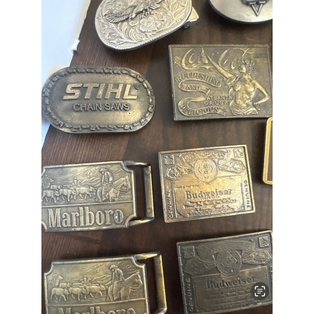 Vintage DAD‎ Belt Buckle 3x2 Metal Raised Letters Fits 1.5